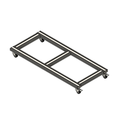 41-190-1SS MODULAR SOLUTIONS REINFORCED CASTER CORNER MOUTNING PLATE FOR CASTER OR FOOT WITH S.S. HARDWARE